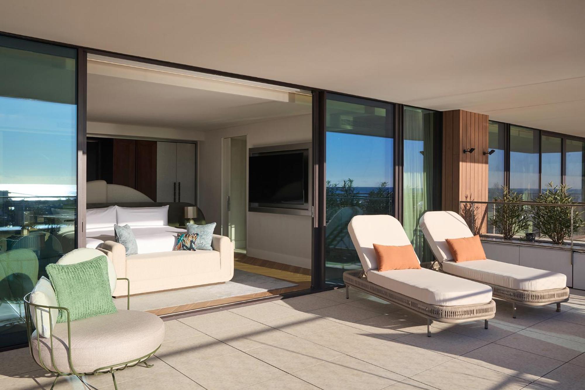 Sls Barcelona Hotel Badalona Bagian luar foto